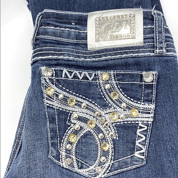 GRACE IN LA EMBELLISHED JEANS - Picture 1 of 8